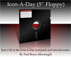 Icon-A-Day #82 (5" Floppy)