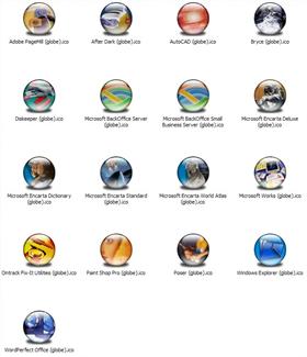 Misc Apps 1 XP Icons (Globe)