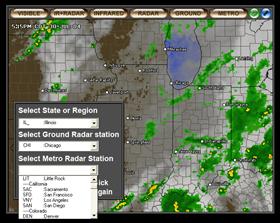 Animated Weather Satellite and Radar v2.1a