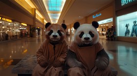 Teenagers at the Mall