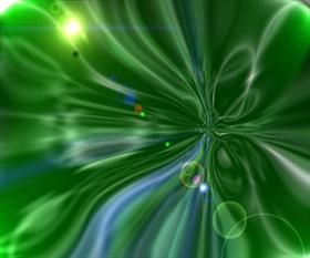 green swirls