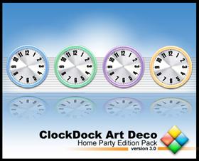 ClockDock Art Deco HomeParty Edition