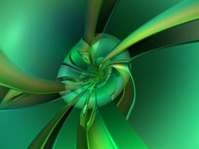 Green Twist 1 by donnalorelei