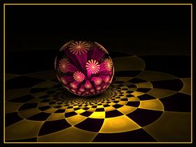 Flowers and The Disco Ball by n8iveattitude1