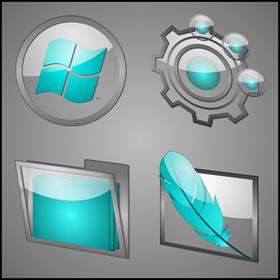 GLASS DOCK ICONS 2