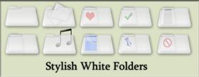 Stylish White Folder