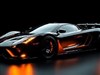 a fire super car 
