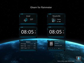 Gleam for Rainmeter