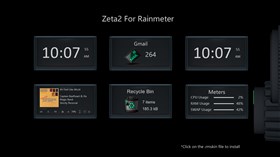 Zeta2 Rainmeter