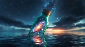 Galaxy in a Bottle