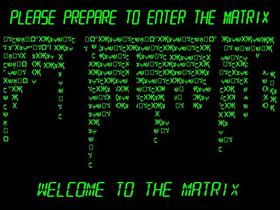 WELCOME 2 MATRIX