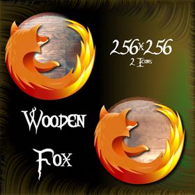 Wooden Firefox