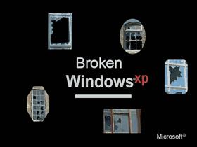 Broken Windows XP