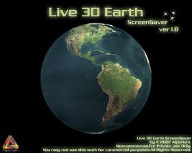  Live 3D Earth 1.8 ScreenSaver