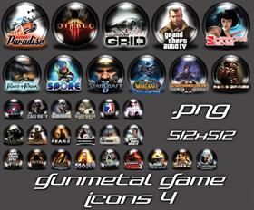 Gun Metal Game Icons 4