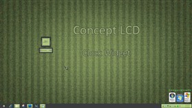 Concept LCD Clock Widget