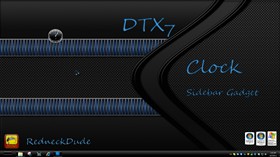 DTX 7 Sidebar Clock