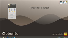 ubuntu 11 weather gadget