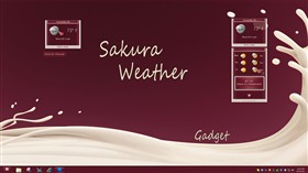 Sakura Weather Gadget