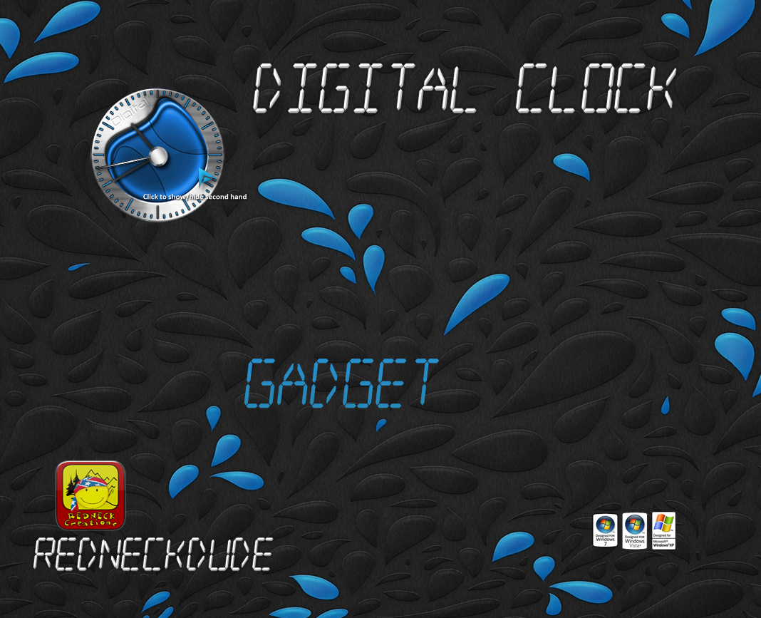 WinCustomize: Explore : Desktop Gadgets : Digital Clock Gadget
