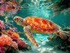4K Sea Turtle