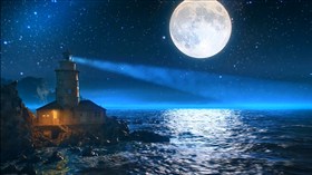 Lighthouse Moon