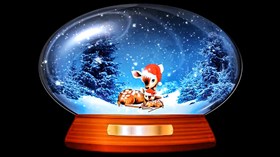 Bambi Snow Globe