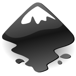 Inkscape Glossy Black Logo