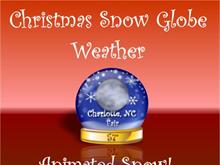 Christmas Snow Globe Weather