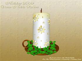Holiday Candle Screen Saver