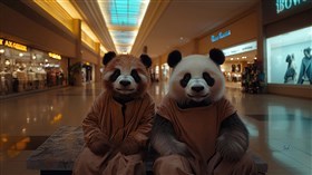 Teenagers at the Mall