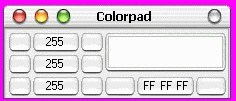 MAC OS-X Colorpad