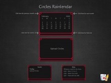 Circles Rainlendar