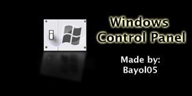 Windows Control Panel