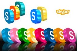 Skype in Vivid colors