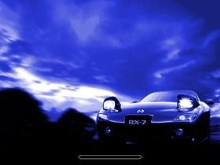 Mazda RX7 - blue 2