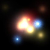 Animated 3D icon Particles of Lights 
