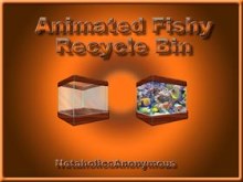 Animated Fishy Recycle Bin