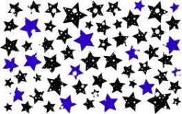 Blue n Black Stars