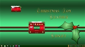 Christmas Joy Weather Widget