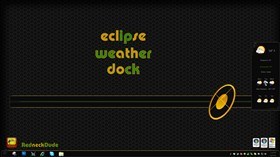 Eclipse Weather Dock Gadget