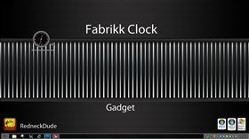 Fabrikk Clock Gadget