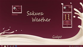 Sakura Weather Gadget