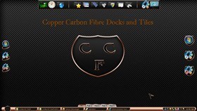 Copper Carbon Fibre Tiles