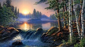 Forest Sunset