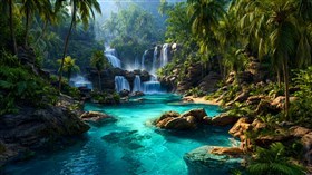 4K Jungle Falls 66