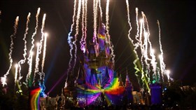 Disney Castle Fireworks