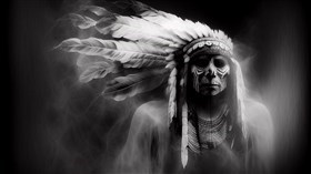 4K Ghostly Indian Chief