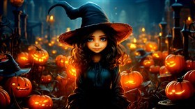 4K Cute Witch