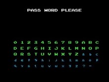 Metroid Password Screen